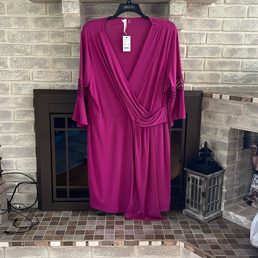 Jersey knit dress